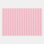 ピンクと金ゴールドのパリをテーマにした ラッピングペーパーシート (正面)