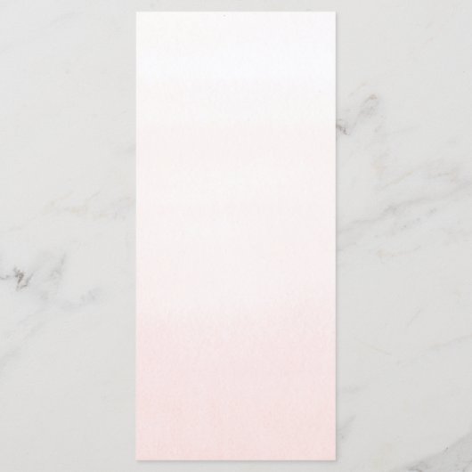 ピンクと金ゴールドのフローラメエレガントニュー メニュー (裏面)