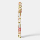 ピンクと金ゴールドのフローラBowsプリンセスバラ Case-Mate iPhoneケース (裏面 / 右)