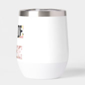 ピンクと金ゴールドの大理石の花嫁 (背面)