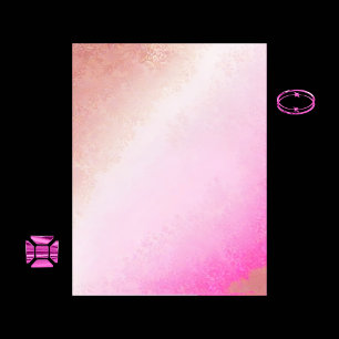 ピンクと金ゴールドの水の色のスクラップブック紙