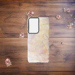 ピンクと金ゴールドの水彩抽象芸術 SAMSUNG GALAXY S21 ULTRAケース<br><div class="desc">ピンクと金ゴールド水色抽象芸術サムスンギャラクシーS21ウルトラケース</div>