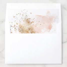 ピンクと金ゴールドの水色