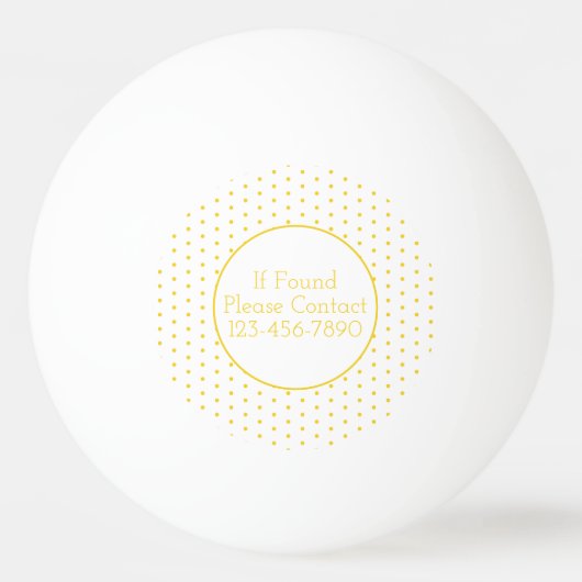 ピンクと金ゴールドの熱帯パイナップルパーソナライズされた 卓球ボール (裏面)