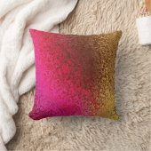 ピンクと金ゴールドの色合い枕 クッション (ブランケット)