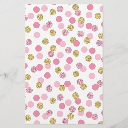 ピンクと金ゴールドの赤ちゃんシャワー赤ちゃん動物の名前ゲーム (裏面)