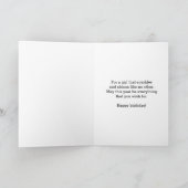 ピンクと金ゴールドの風船15誕生日カード カード (内部)