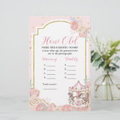 ピンクと金ゴールドの魔法の回転木馬どのように古い両親 (スタンド正面)