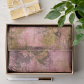 ピンクと金ゴールドの鳥の分離 薄葉紙 (ギフト)