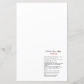 ピンクと金ゴールドカボチャの赤ちゃんシャワーゲーム (裏面)