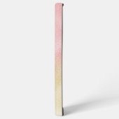 ピンクと金ゴールドグラデーション箔 SAMSUNG GALAXYケース (左側面)