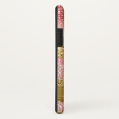 ピンクと金ゴールドグラム Case-Mate iPhoneケース (裏面/右)