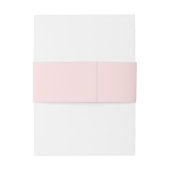 ピンクと金ゴールドグリッター招待状用帯 招待状ベリーバンド (裏面例)