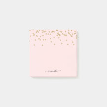 ピンクと金ゴールドグリッター