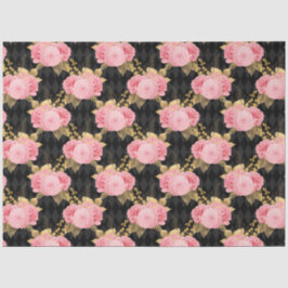 ピンクと金ゴールドシリーズデザイン10 薄葉紙