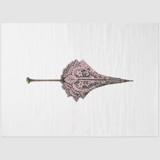 ピンクと金ゴールドスチームパンクシリーズデザイン17 薄葉紙 (正面)