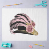 ピンクと金ゴールドスチームパンクシリーズデザイン32 薄葉紙 (クラフト)