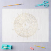 ピンクと金ゴールドスチームパンクシリーズデザイン42 薄葉紙 (クラフト)