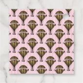 ピンクと金ゴールドスチームパンク フェイバータグ (裏面)