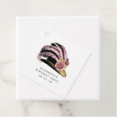 ピンクと金ゴールドスチームパンク フェイバータグ (インサイチュ)