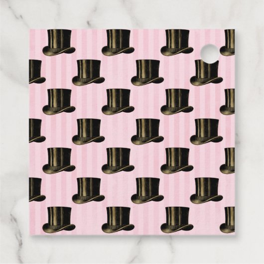 ピンクと金ゴールドスチームパンク フェイバータグ (裏面)