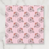 ピンクと金ゴールドスチームパンク フェイバータグ (裏面)