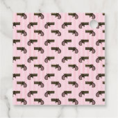 ピンクと金ゴールドスチームパンク フェイバータグ (裏面)