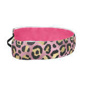 ピンクと金ゴールドヒョウ系デザイン15 アスレチックヘッドバンド (左)