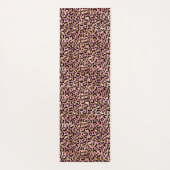 ピンクと金ゴールドヒョウ系デザイン15 ヨガマット (裏面)