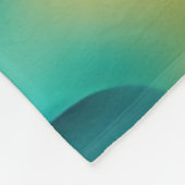 ピンクと金ゴールドフルムーンツリーシルエット フリースブランケット (角)