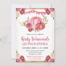 ピンクと金ゴールドフローラカボチャ秋キンセアニェラ