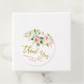 ピンクと金ゴールドフローラ フェイバータグ (インサイチュ)