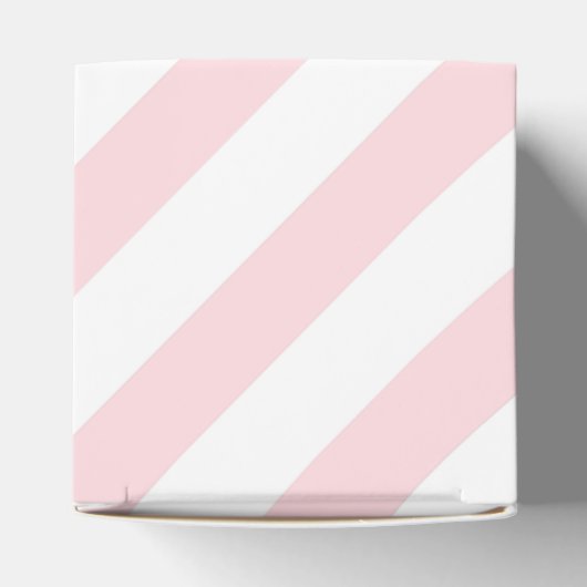 ピンクと金ゴールドプリンセス誕生日パーティー フェイバーボックス (上部)