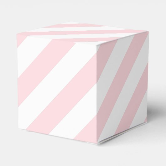 ピンクと金ゴールドプリンセス誕生日パーティー フェイバーボックス (裏面サイド)