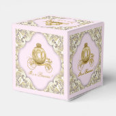 ピンクと金ゴールドプリンセス フェイバーボックス (裏面サイド)