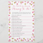 ピンクと金ゴールドママのクイズをよく知ってる (正面)