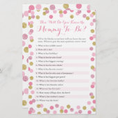 ピンクと金ゴールドママのクイズをよく知ってる (正面/裏面)