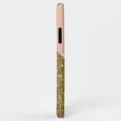 ピンクと金ゴールドマーブルテーマ Case-Mate iPhoneケース (裏面/右)