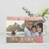 ピンクと金ゴールドメリーの抽象芸術の複数写真 シーズンカード (スタンド正面)