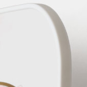 ピンクと金ゴールド私はあなたと一緒にピックボールパドル ピックルボールラケット (左詳細)