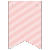 ピンクと金ゴールド紙吹雪の第1誕生日バナー バンティングフラッグ (第1の旗)