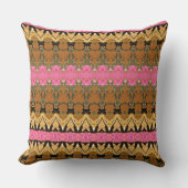 ピンクと金ゴールド クッション (正面)
