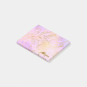 ピンクと金ゴールド ポストイット (アングル)