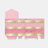ピンクと金ゴールド「女の子だ」 フェイバーボックス (折り畳みなし)