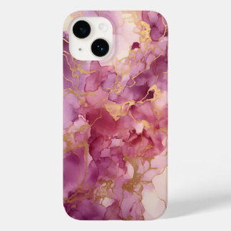 ピンクと金ゴールド Case-Mate iPhone 14ケース