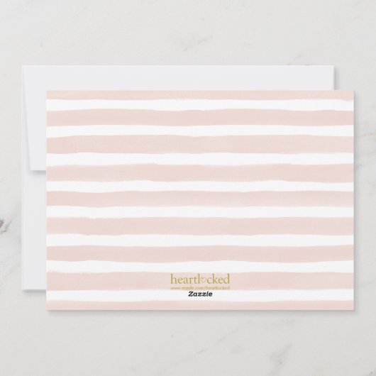 ピンクと金ゴールドXOXOバレンタインデーの写真 シーズンカード (裏面)