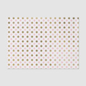 ピンクと金箔の水玉模様パターン 薄葉紙 (正面)