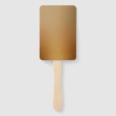 ピンクと金色の甘い16歳の誕生日パーティー ハンドファン (裏面)