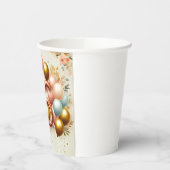 ピンクと金色の甘い16歳の誕生日パーティー 紙コップ (左)