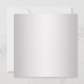 ピンクと銀の女の子が本の赤ちゃんシャワーを持参 招待状 (裏面)